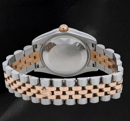 Rolex Datejust 178271 Salmon Floral Dial 31mm Two Tone Watch