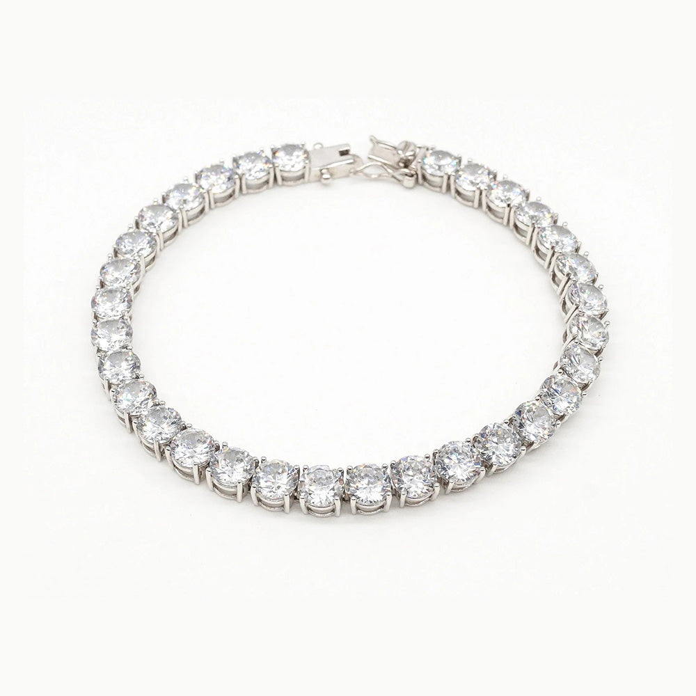 17 Carat Elegant Lab Grown Diamond Tennis Bracelet Accessory
