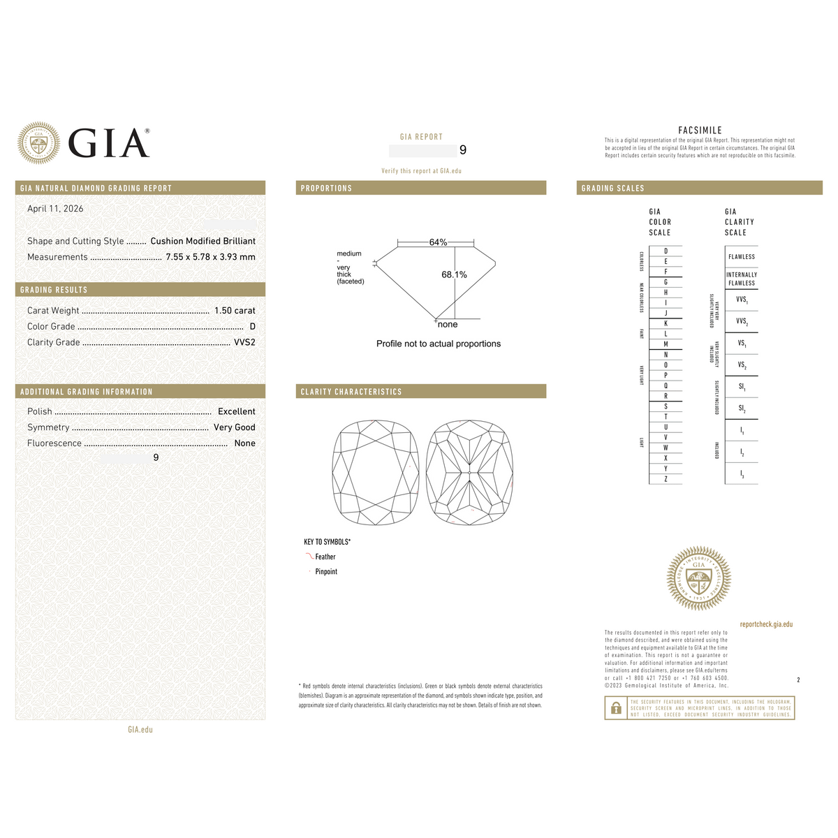 GIA Certificate