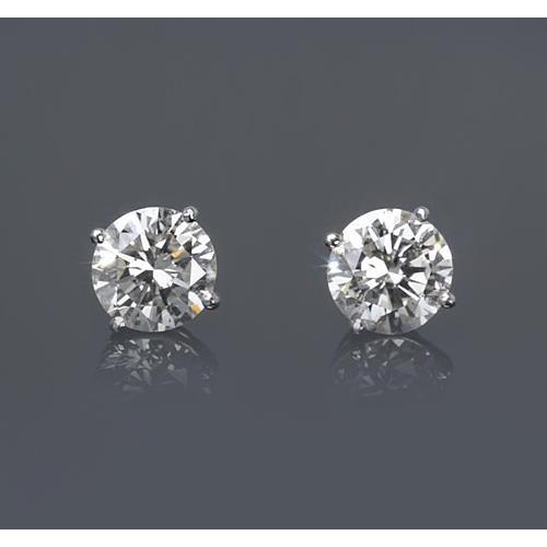 1 Carat Diamond Earrings For Sale
