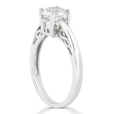 1 Carat Diamond Ring With Filigree