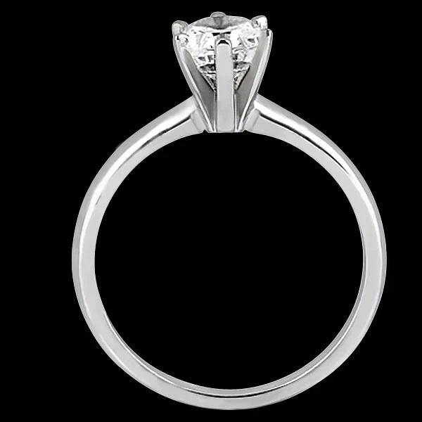 1 Carat Oval Diamond Solitaire Ring