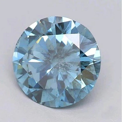 1 Carat Round Cut Intense Blue Loose Sapphire