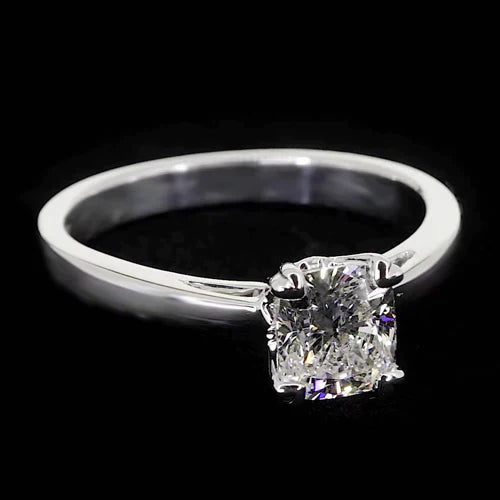 1 Carat Sparkling Radiant Diamond Ring
