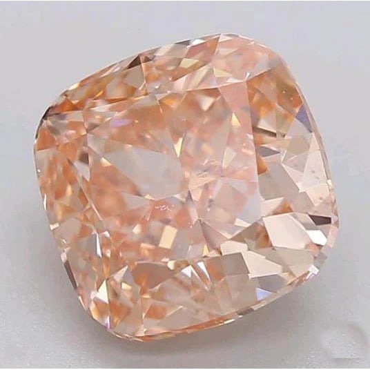 1 Ct Cushion Cut Orange Loose Sapphire