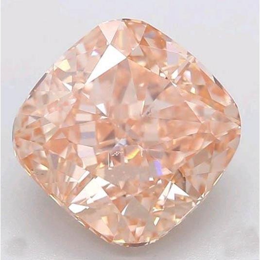 1 Ct Cushion Cut Orange Loose Sapphire