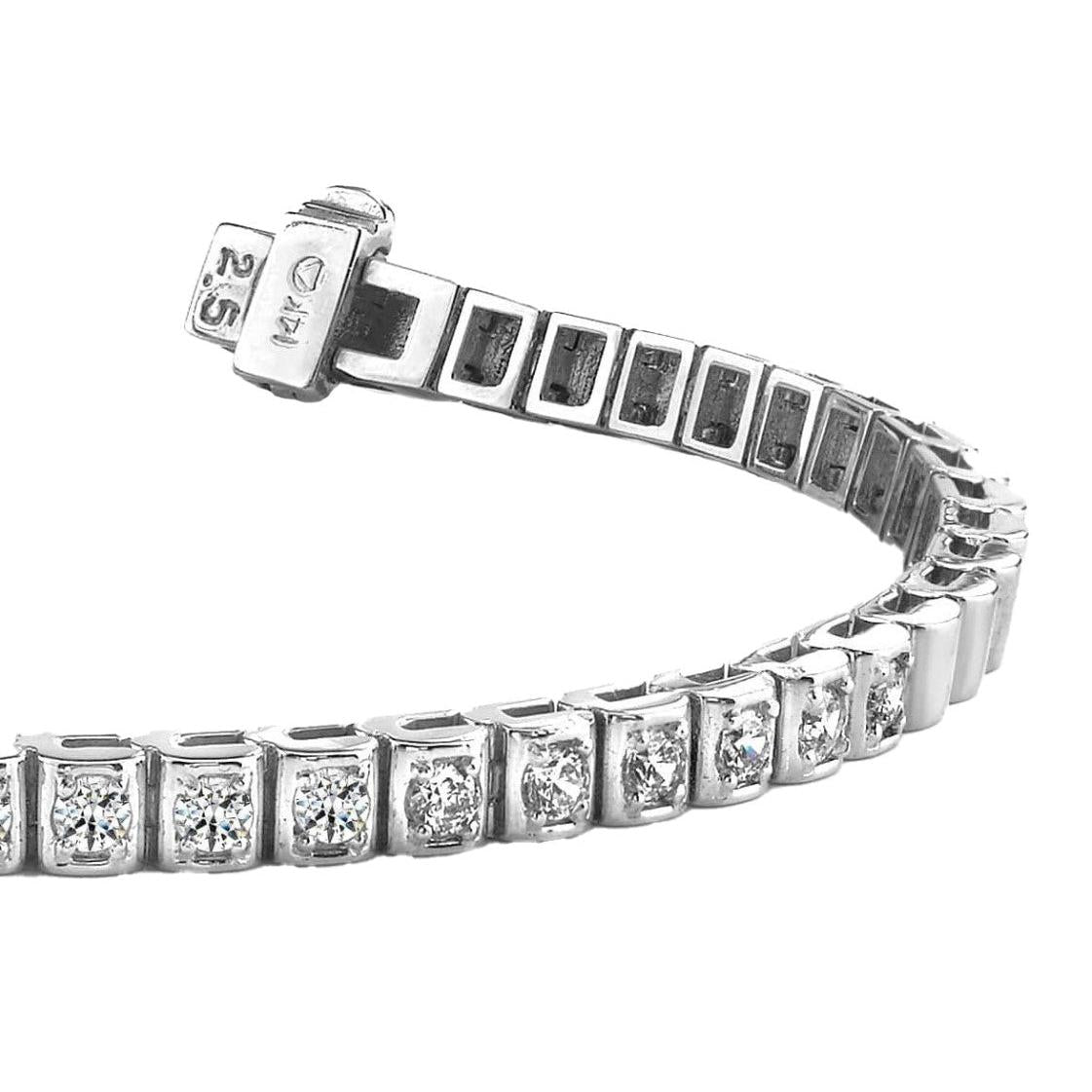 1 Carat Lab Grown Diamond Tennis Bracelet
