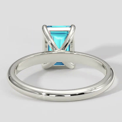 1ct Neon Blue Paraiba Ring
