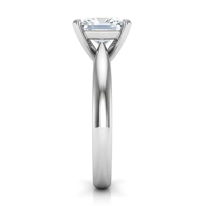 2.25 Carat Solitaire Natural Earth Mined Diamond Anniversary Ring 14K White Gold