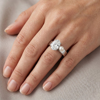2.25 ct Fine Diamond Solitaire Ring in 14K White Gold