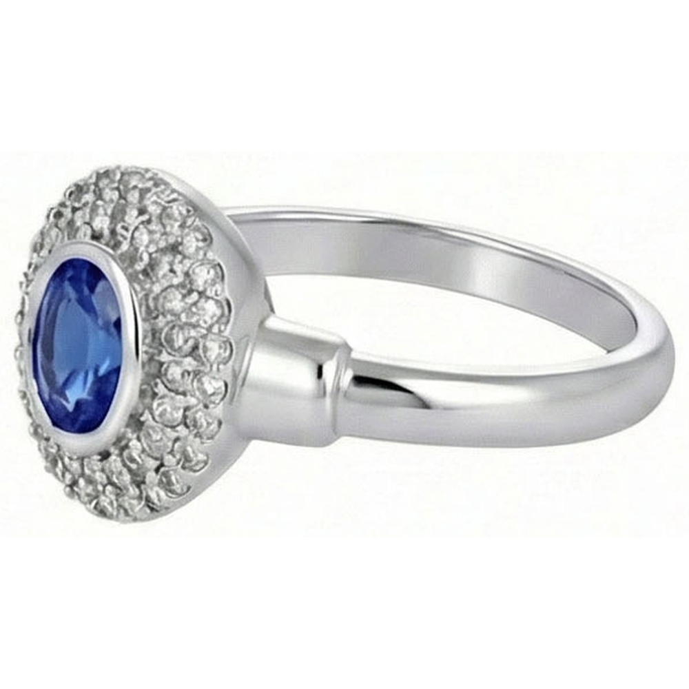 2.40 Ct Oval Cut Sri Lanka Sapphire Natural Earth Mined Diamonds Engagement Ring