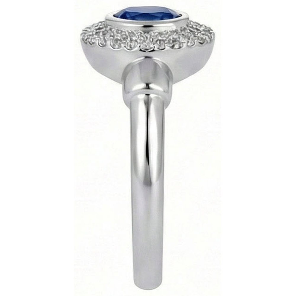2.40 Ct Oval Cut Sri Lanka Sapphire Natural Earth Mined Diamonds Engagement Ring