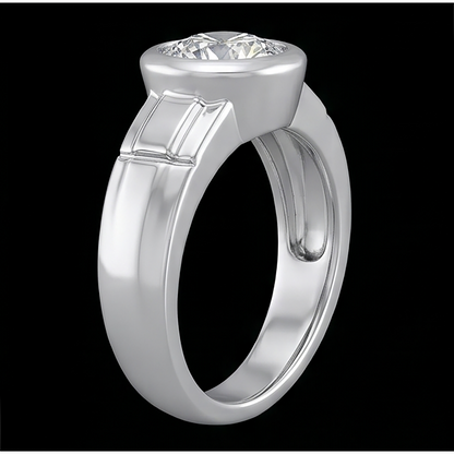 2.50 Carat Diamond Solitaire Ring G VS1 Men's Jewelry