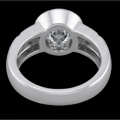 2.50 Carat Diamond Solitaire Ring G VS1 Men's Jewelry