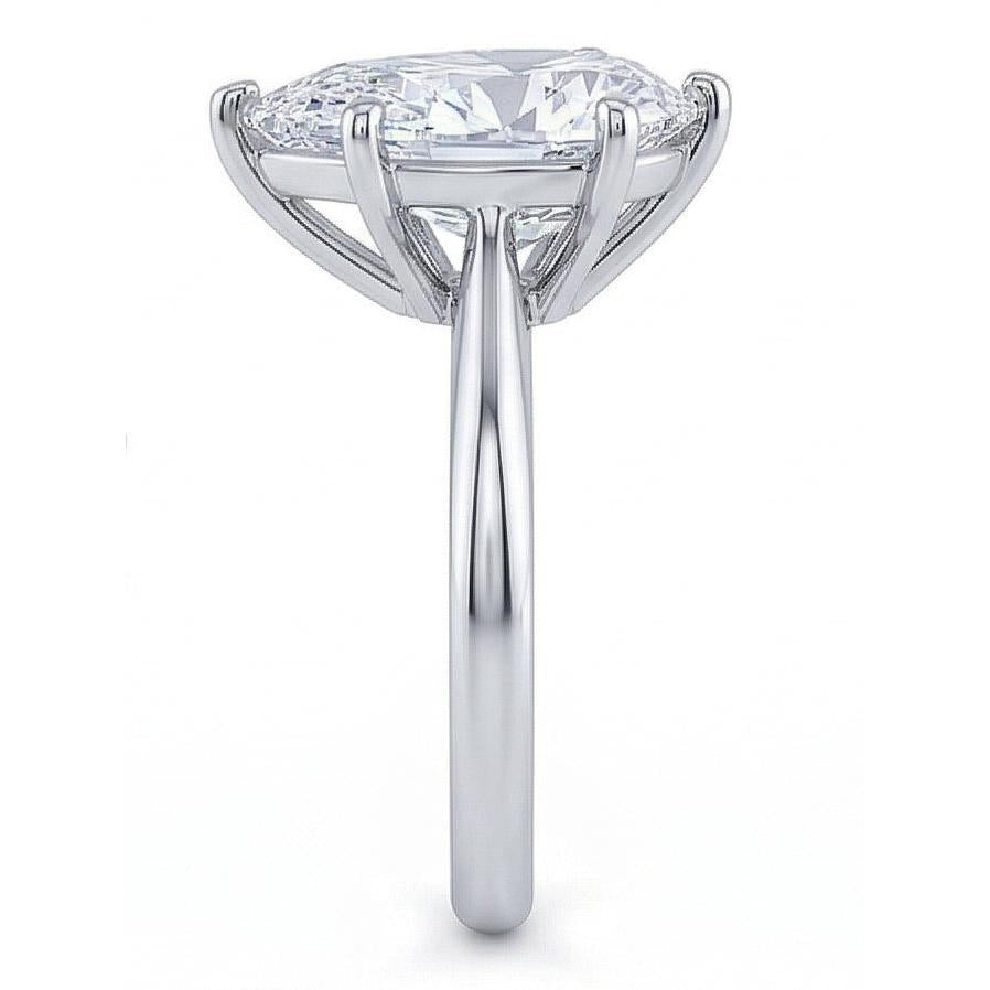 2.50 Carat Solitaire Pear Cut Natural Earth Mined Diamond Engagement Ring