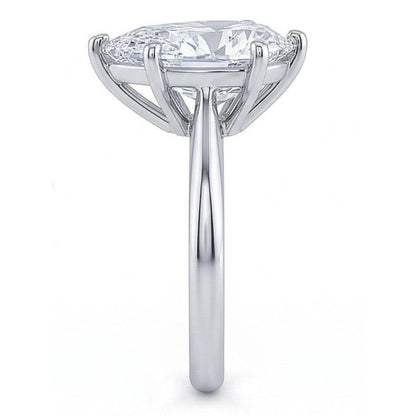 2.50 Carat Solitaire Pear Cut Natural Earth Mined Diamond Engagement Ring