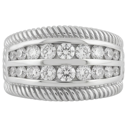 2.50 Carats Round Diamond Right Hand Anniversary Ring