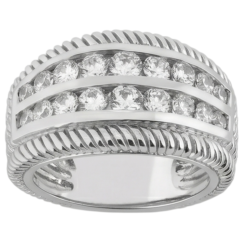 2.50 Carats Round Diamond Right Hand Anniversary Ring