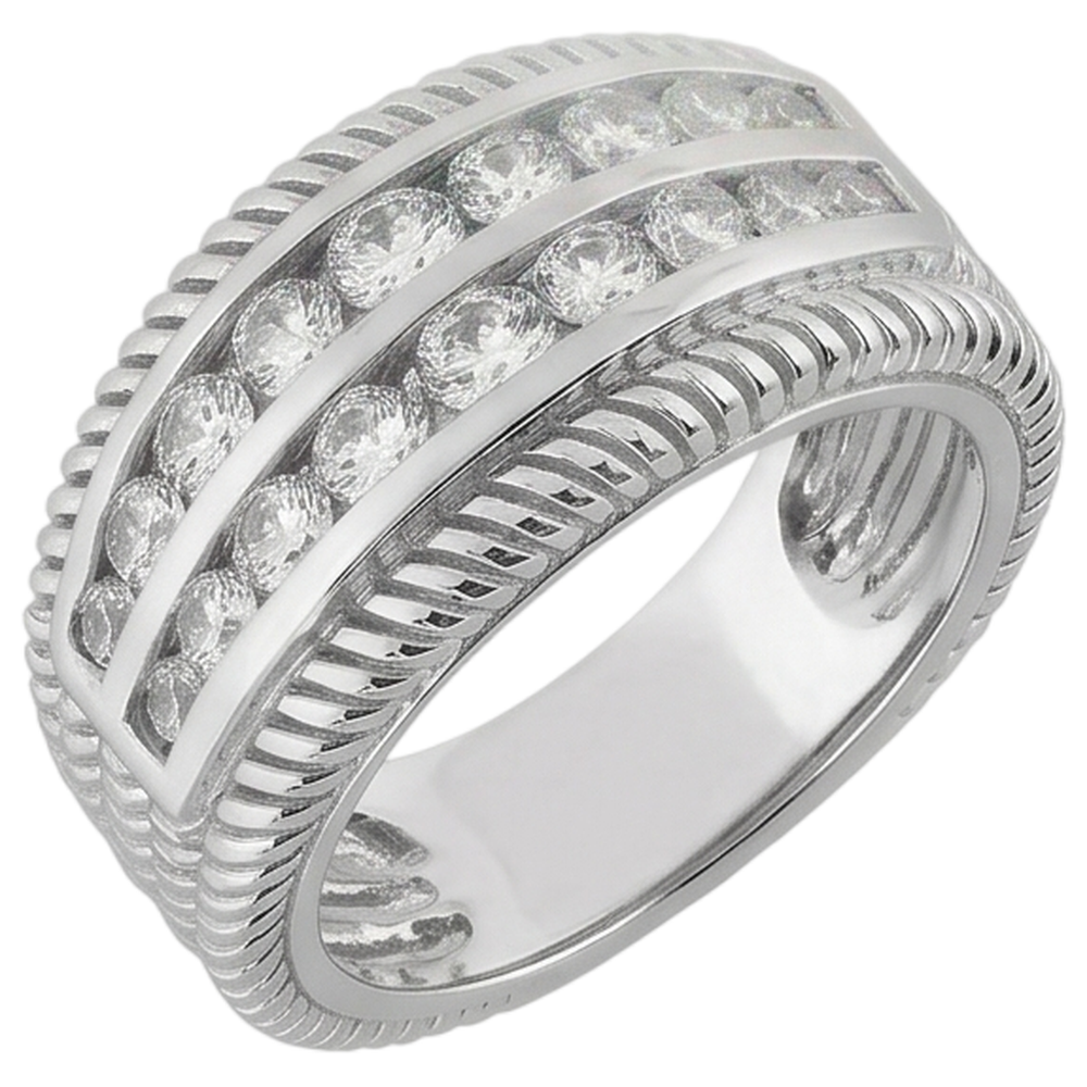 2.50 Carats Round Diamond Right Hand Anniversary Ring