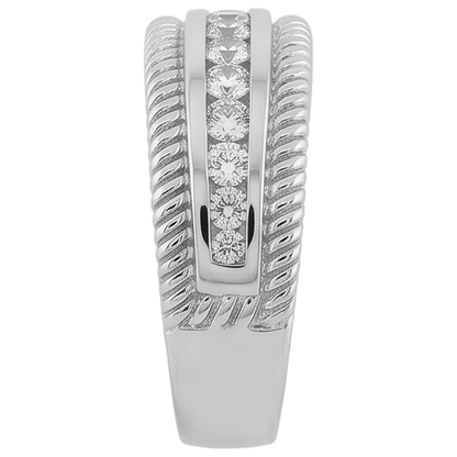 2.50 Carats Round Diamond Right Hand Anniversary Ring