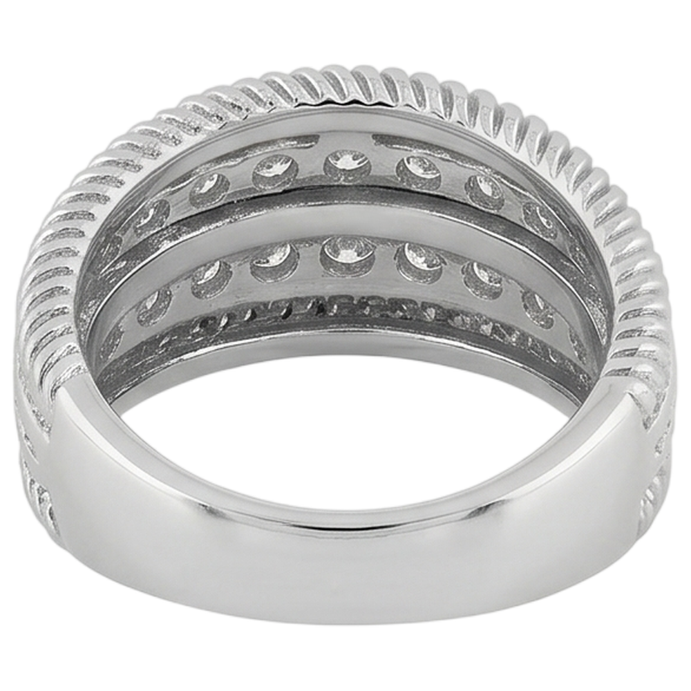 2.50 Carats Round Diamond Right Hand Anniversary Ring