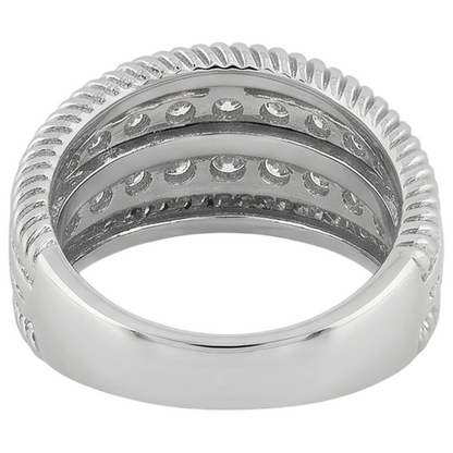 2.50 Carats Round Diamond Right Hand Anniversary Ring