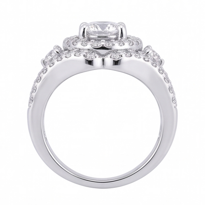 2.72 Ct. Big Natural Earth Mined Diamond Ring White Gold Anniversary Jewelry