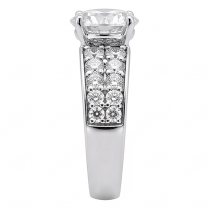 2.75 Carat New Natural Earth Mined Diamonds Anniversary Ring White Gold