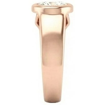 2 Ct. Natural Earth Mined Diamond Solitaire Rose Gold Ring Jewelry New