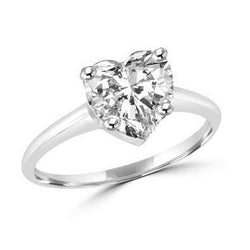 2.5 Carat Heart Diamond Solitaire Ring