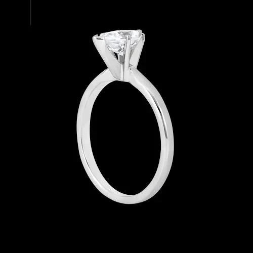 2.5 Carat Sparkling Pear Diamond Ring