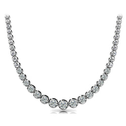 20 Carat Sparkling Diamond Necklace