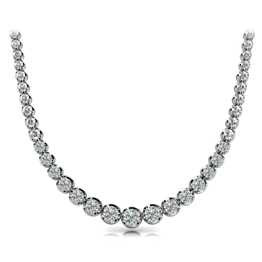 20 Carat Sparkling Diamond Necklace