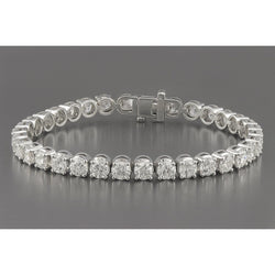 24 Carat Natural Earth Mined Diamond Tennis Bracelet