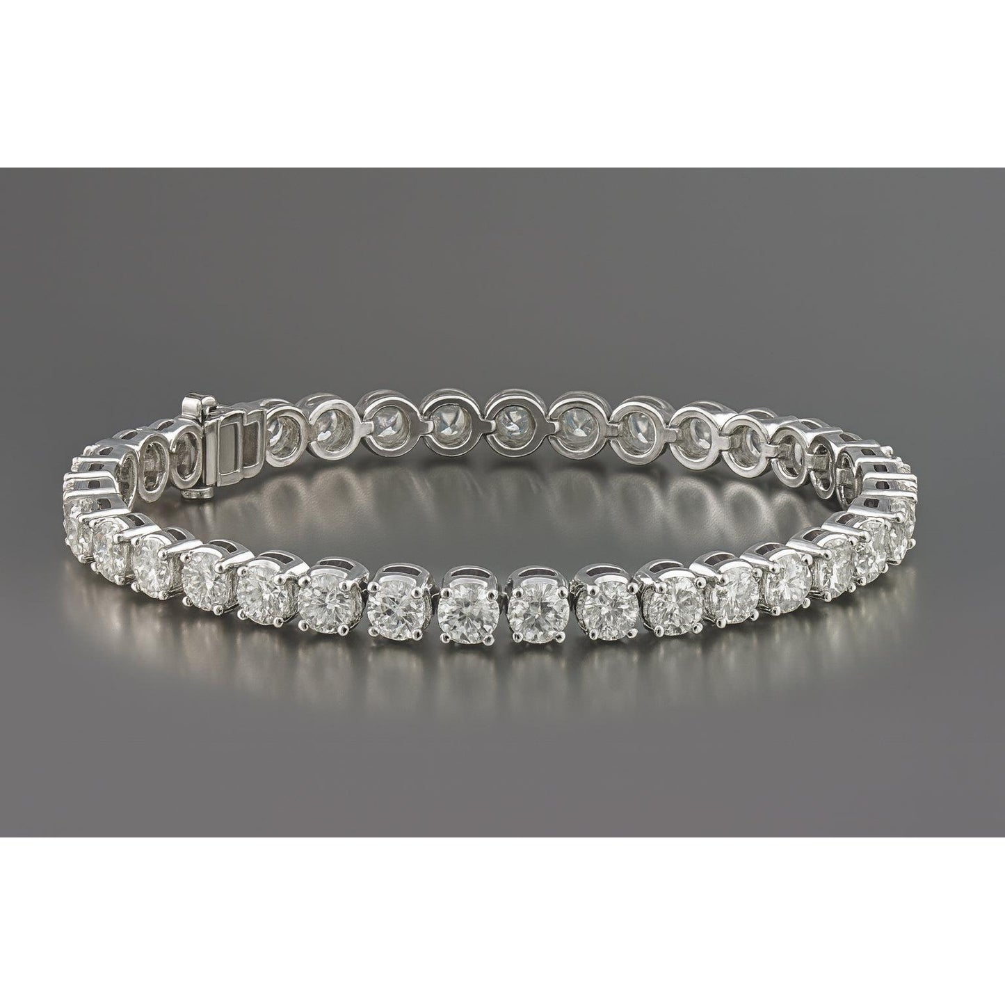 24 Carat Natural Earth Mined Diamond Tennis Bracelet