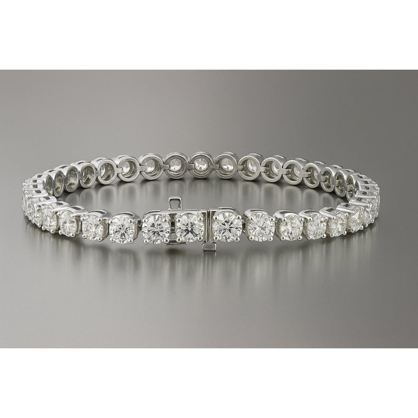 24 Carat Natural Earth Mined Diamond Tennis Bracelet