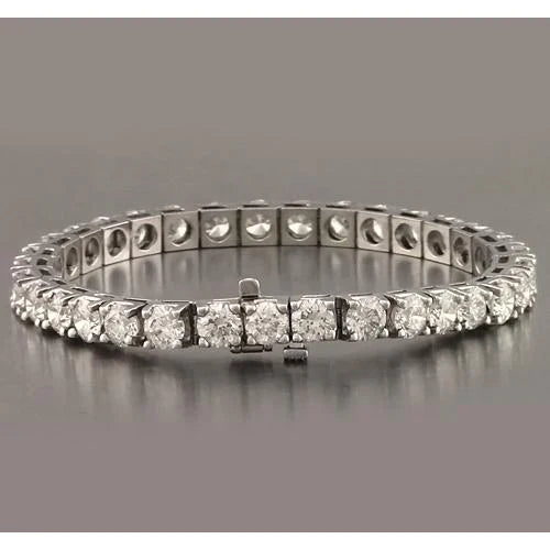 25 Carat Genuine Diamond Ladies Tennis Bracelet