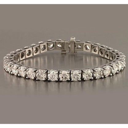 25 Carat Genuine Diamond Ladies Tennis Bracelet