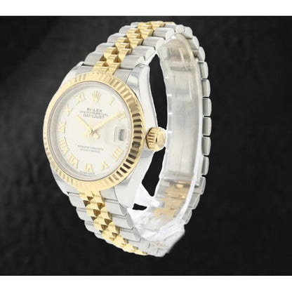 natural diamond watch side angle