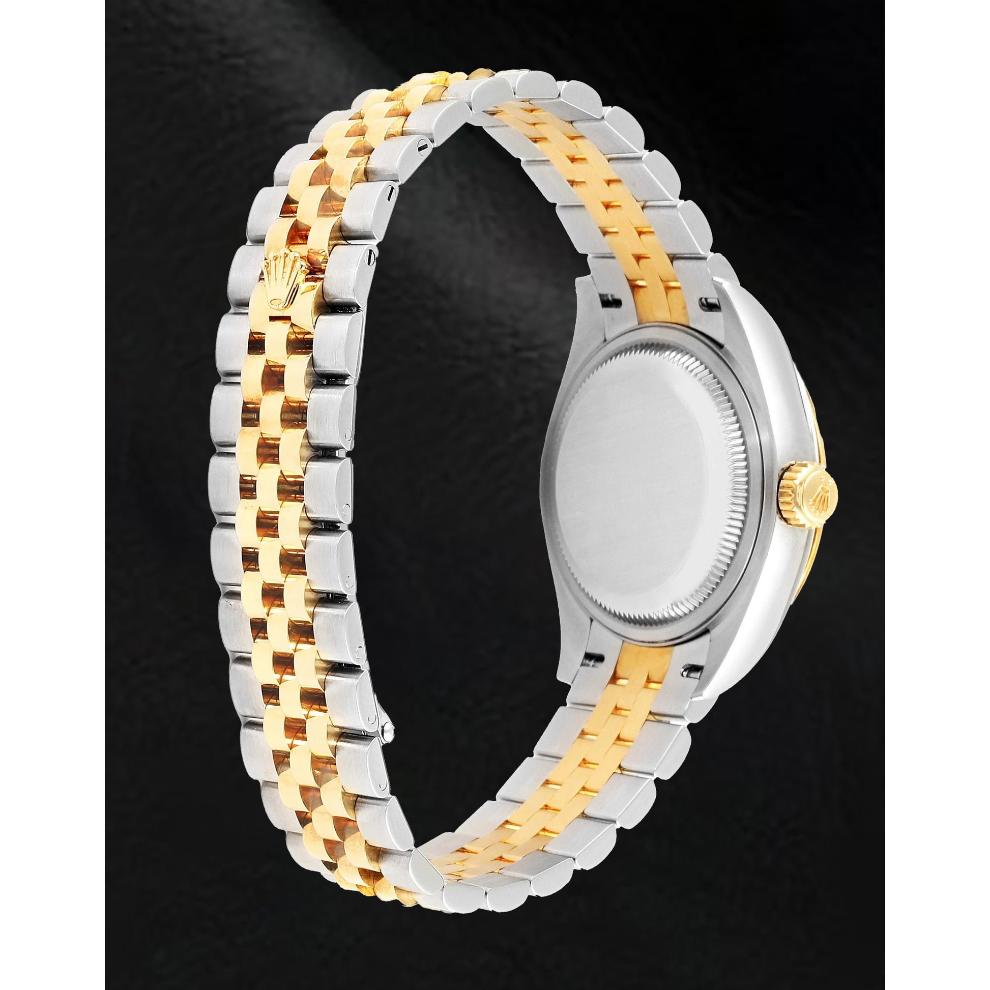 natural diamond watch close up detail
