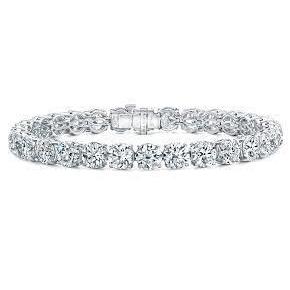 28 Carat Lab Grown Diamond Tennis Women Bracelet