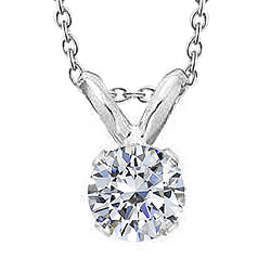 2 Carat Earth Mined Diamond Pendant Gift For Her