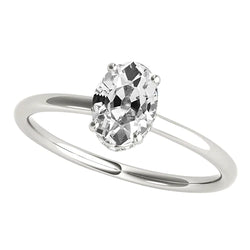2 Carat Oval Diamond Solitaire Wedding Ring