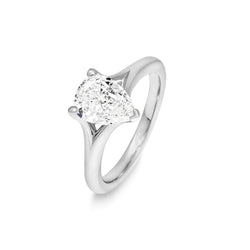 2 Carat Pear Diamond Ring For Women