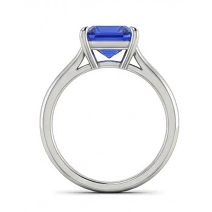 2 Carat Sapphire Womens Engagement Ring
