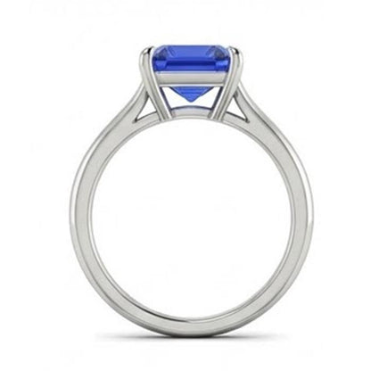 2 Carat Sapphire Womens Engagement Ring
