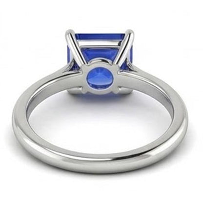 2 Carat Sapphire Womens Engagement Ring