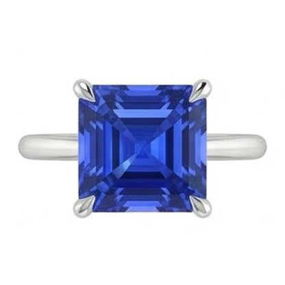 2 Carat Sapphire Womens Engagement Ring