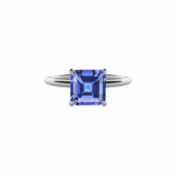 2 Carat Sapphire Womens Engagement Ring