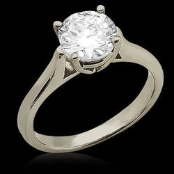 2 Carat Single Lab Grown Diamond Wedding Ring
